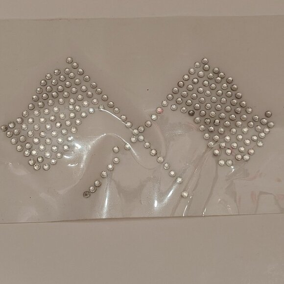 Color Guard Set of 2 Rhinestone Iron on Transfer Hot Fix Bling Sports School - Picture 3 of 5